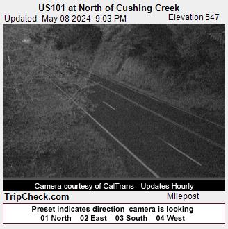 US101 at North of Cushing Creek